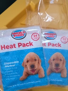 Snuggle Puppy Heat Pack Disposable Warmer - Blue & White